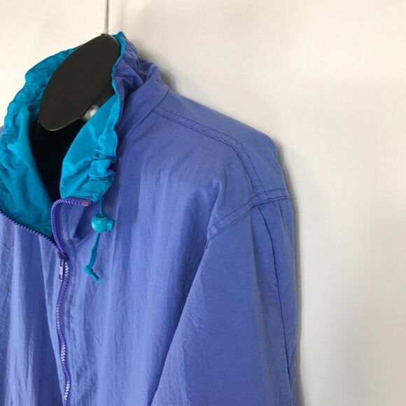 Vintage Pacific Trail Sport Windbreaker Women's Large Full Zip Pockets Lined - Picture 5 of 16